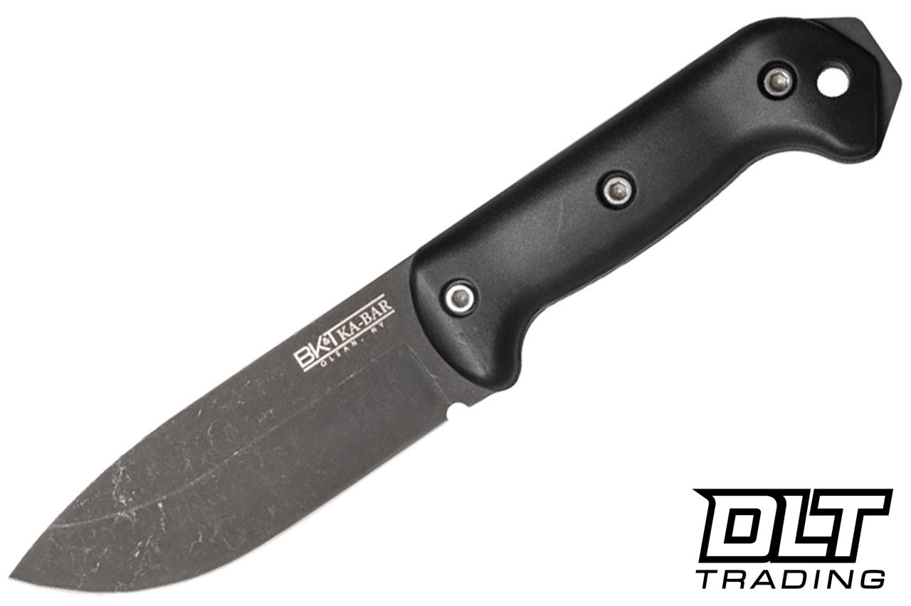 Becker Campanion Dark Stonewashed MagnaCut Blade - Black Ultramid