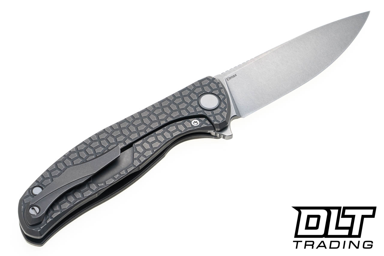 美品　Telo テロタープ looksveil frostgrey Shirogorov F95 Elmax - Mishka Textured Titanium - DLT Trading
