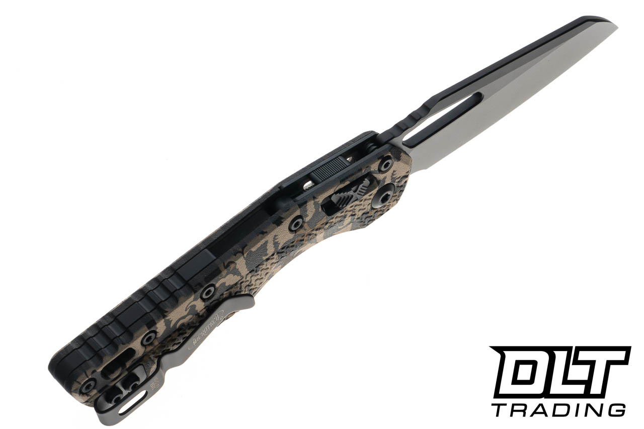 ギャロップ　ファイヤー　モココ　クロバットe Microtech 210T-1PMCWC-Z4 MSI S/E - Claw Burst Camo Polymer - Black