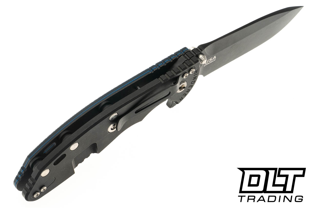 Hinderer XM-24 Swedged Spear 20CV - Battle Black DLC - Blue