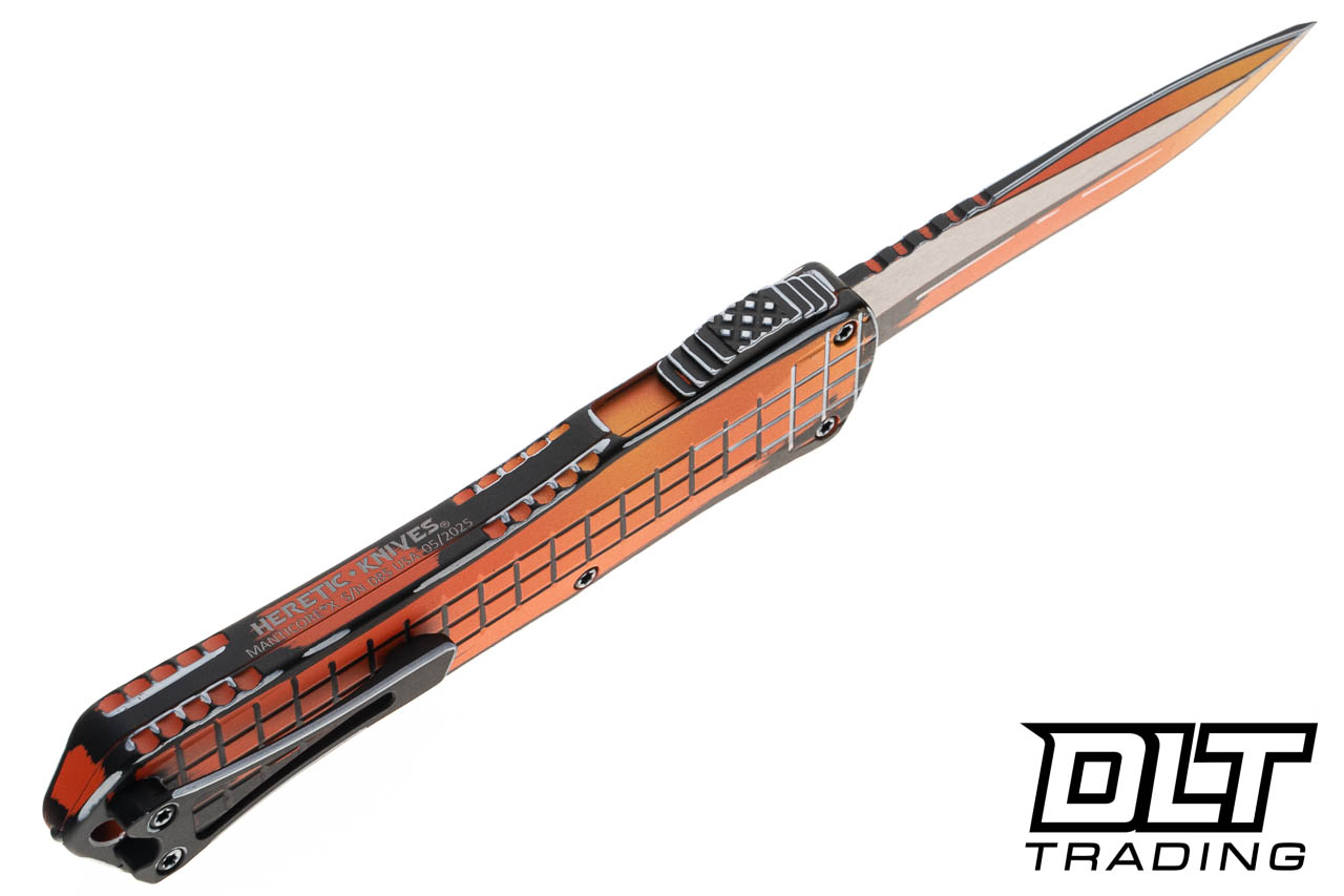 Heretic Manticore X Recurve MagnaCut Blade - Orange Cel Shading