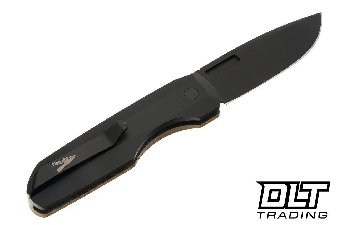 Pro-Tech Vero Synapse Green Linen Micarta Black DLC MagnaCut