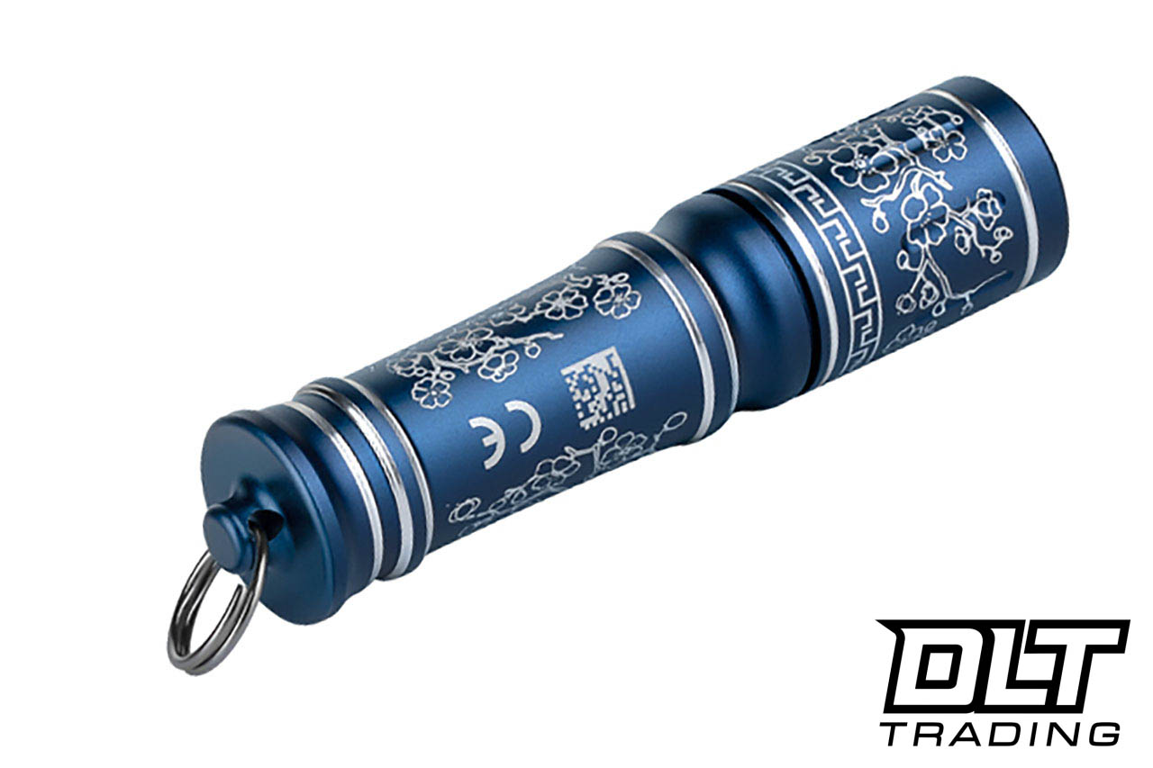 Olight i3E EOS Keychain Flashlight - Blue Porcelain - DLT Trading