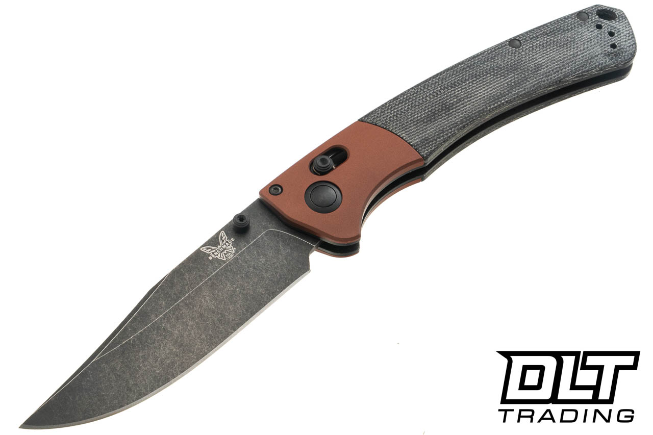 Benchmade Crooked River Hunting Knife Canvas Micarta DLC MagnaCut