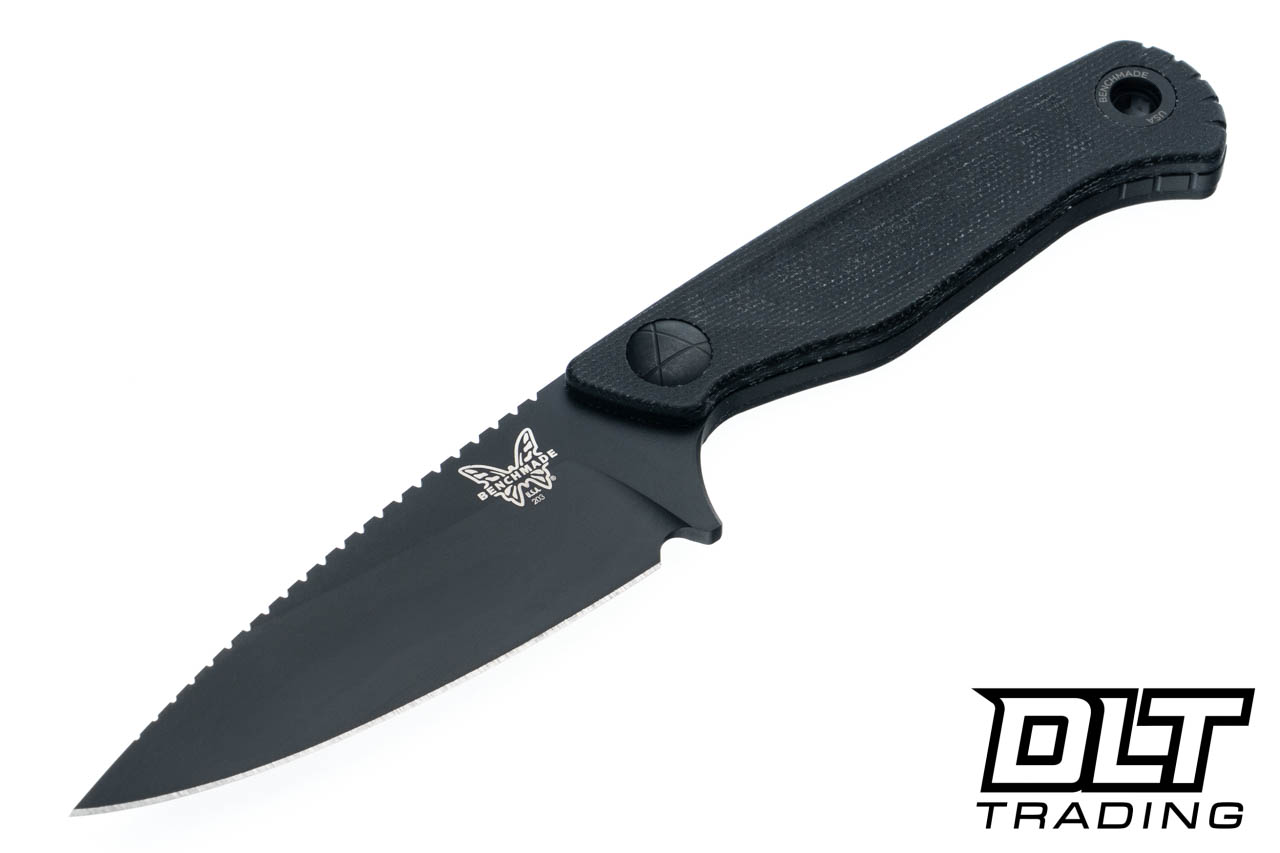 Benchmade 203BK-02 Dacian MagnaCut - Black Fixed Blade Knife