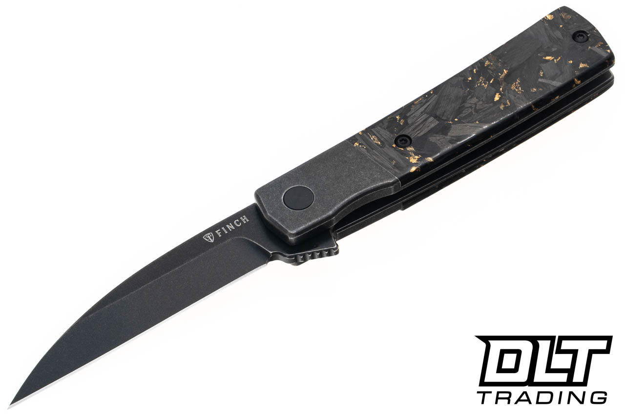 Finch Widowmaker - 154CM Blackwash Blade - Midnight Honey Copper