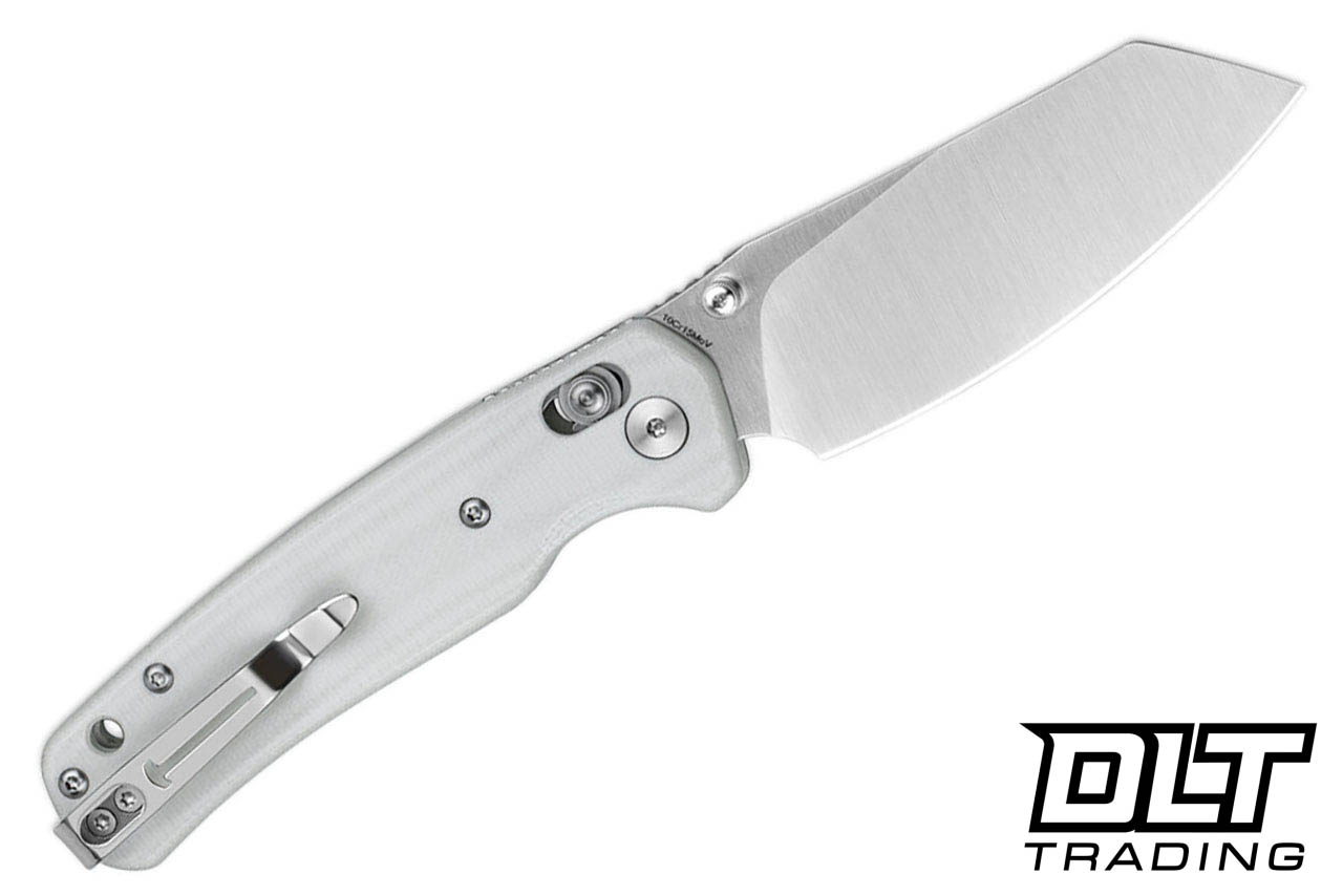 Bestechman Cicada's Wing B-Lock - White G-10 - DLT Trading