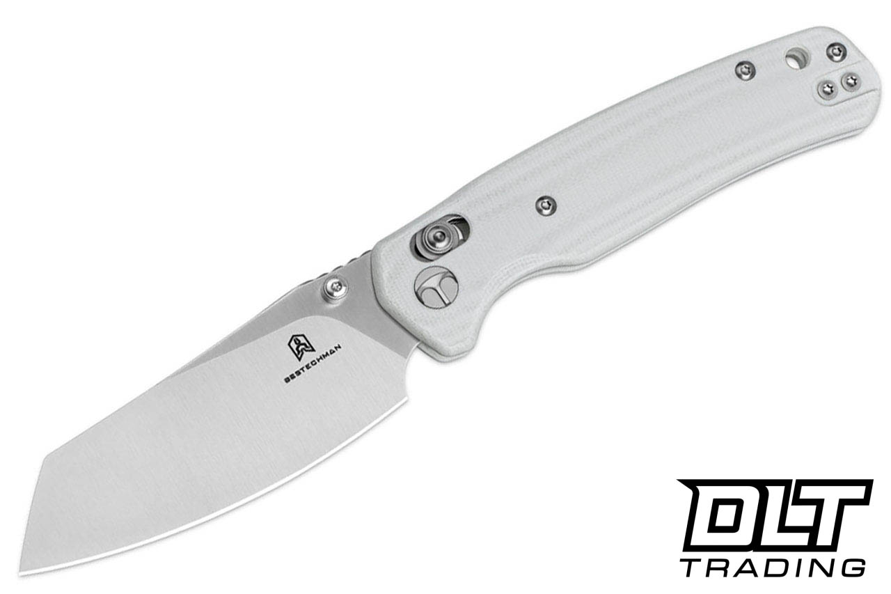 Bestech Cicada's Wing B-Lock - White G-10 - DLT Trading