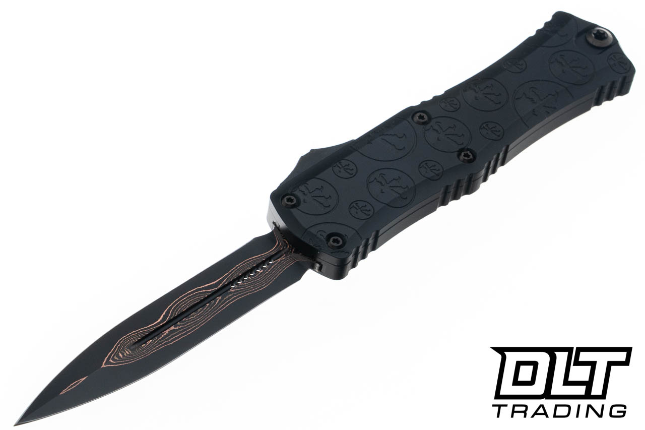 Microtech 1702M-16MS4 Mini Hera - Baker Forge Coppermai Damascus
