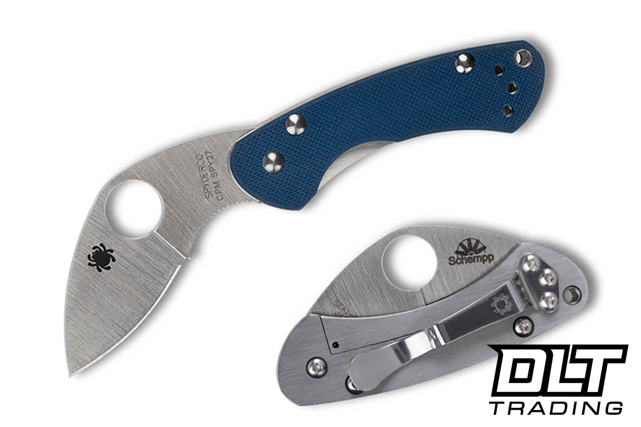 Spyderco C141GPCBL Balance SPY27 - Cobalt Blue G-10