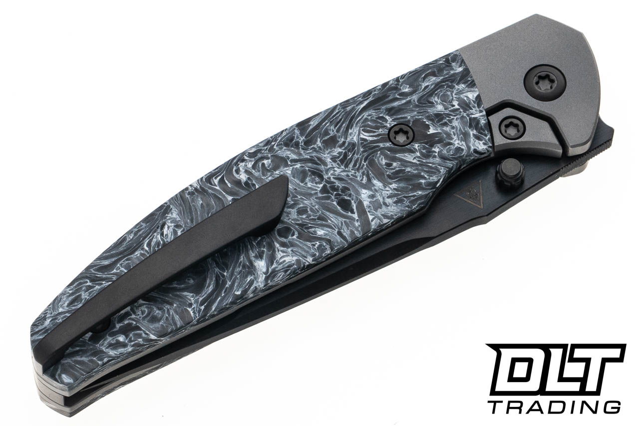 Jack Wolf Tango S90V Belt Satin DLC Blade - Fat Carbon Dark Matter