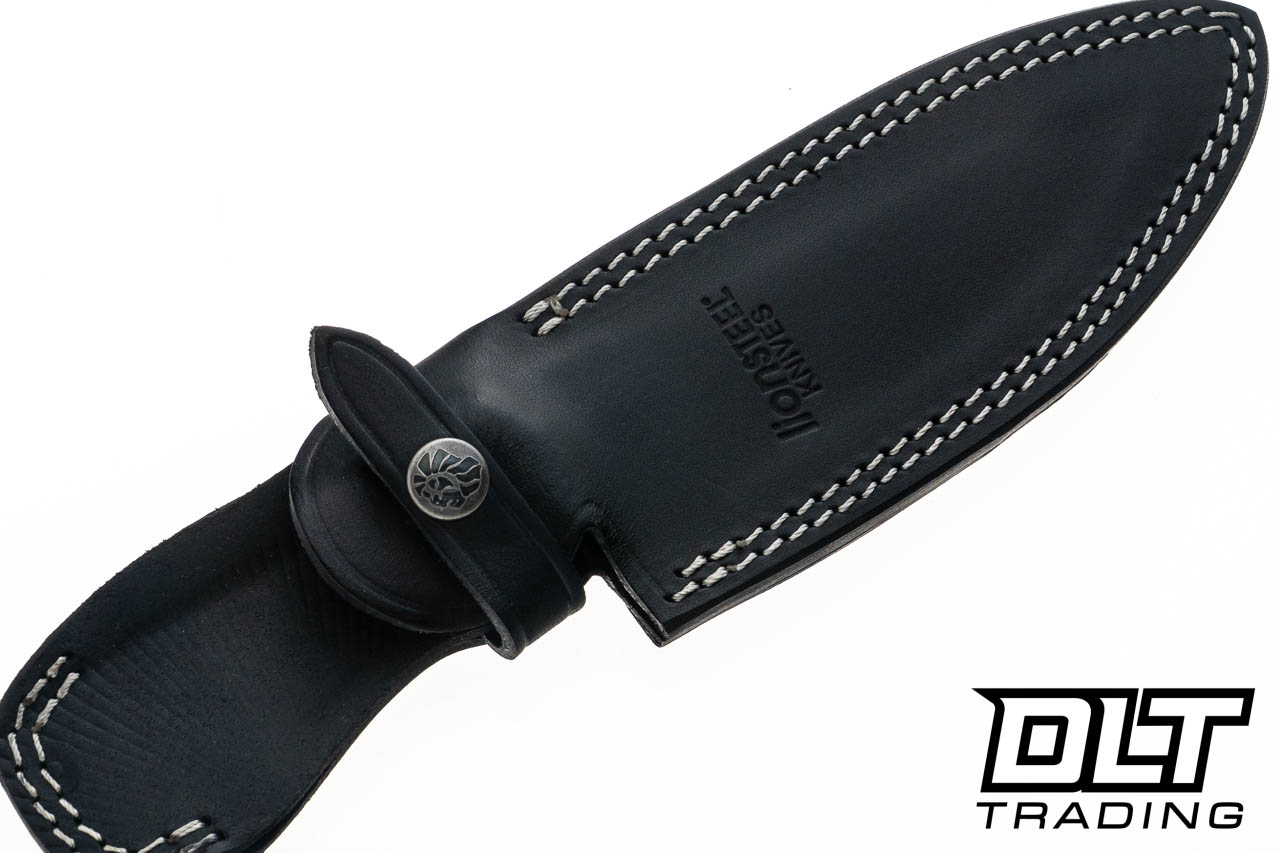 LionSteel T5 - Natural Canvas Micarta - Niolox Black PVD Blade