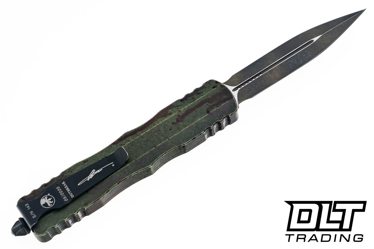 Microtech 227-1OBDS Dirac Delta D/E - Outbreak Handle - Outbreak