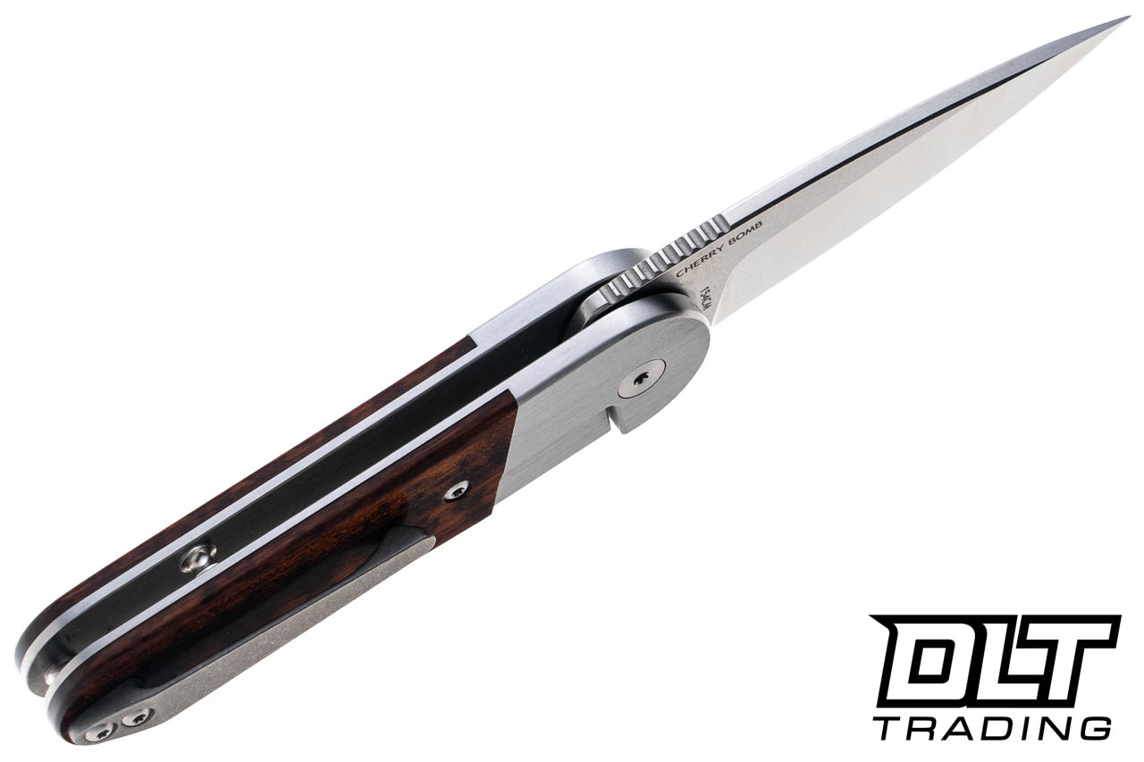 Finch Cherry Bomb - Snakewood - 154CM Stone & Satin Blade - DLT