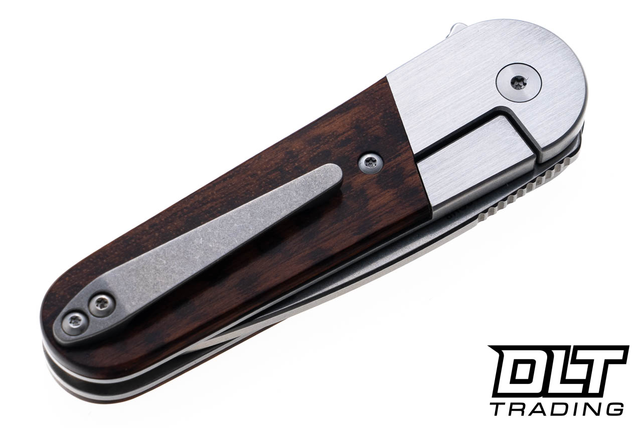Finch Cherry Bomb - Snakewood - 154CM Stone & Satin Blade - DLT