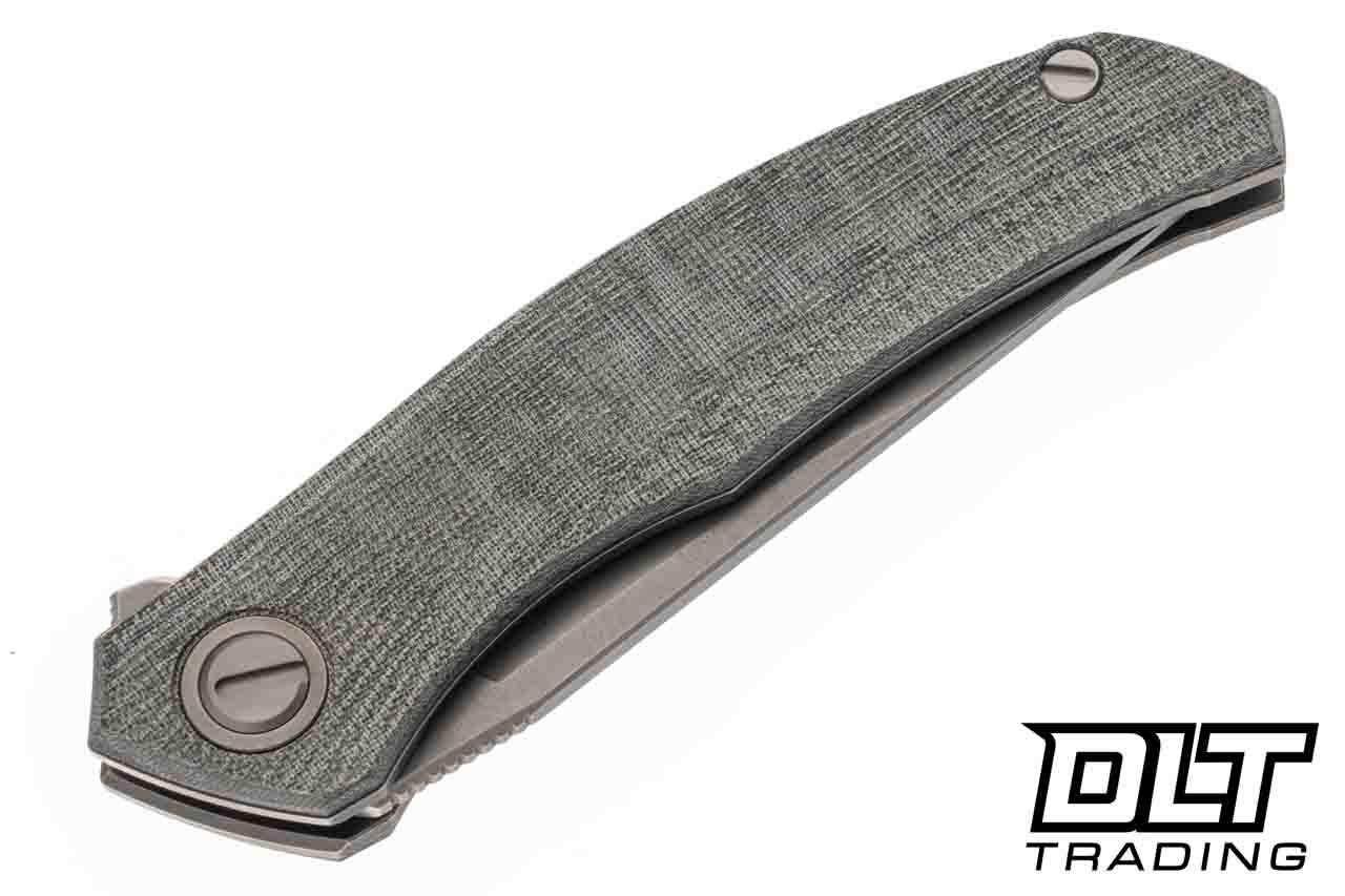 Shirogorov Q95 Ursus - Stonewashed Elmax Blade - Green