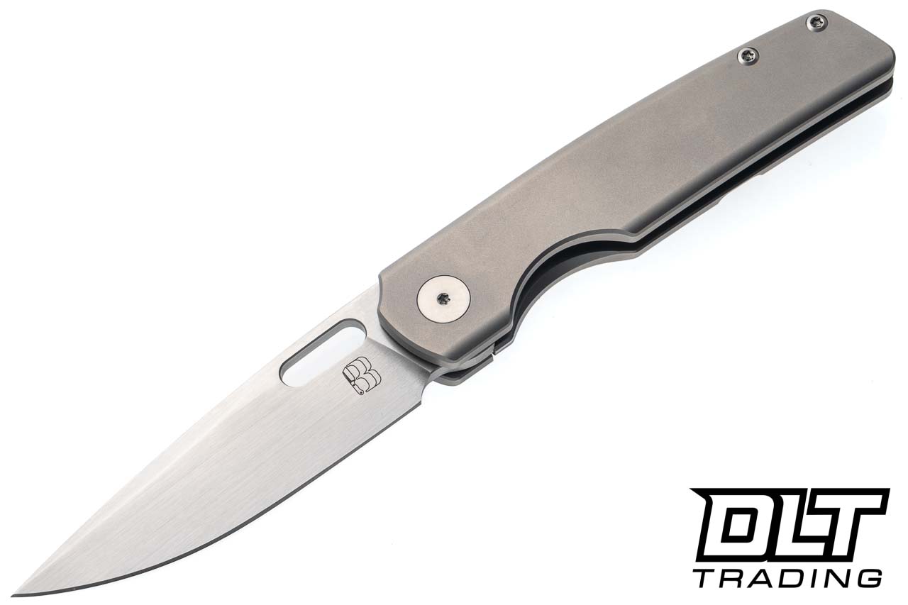 BergBlades Sweeney - 20CV Hand Satin Blade - Full Bead Blasted