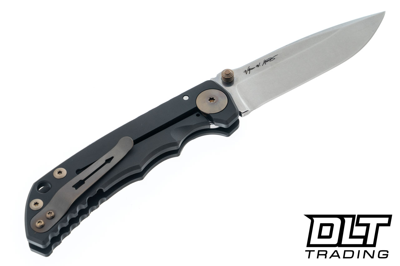 Spartan Blades Harsey Folder - Black & Gold Warthog - Stonewashed