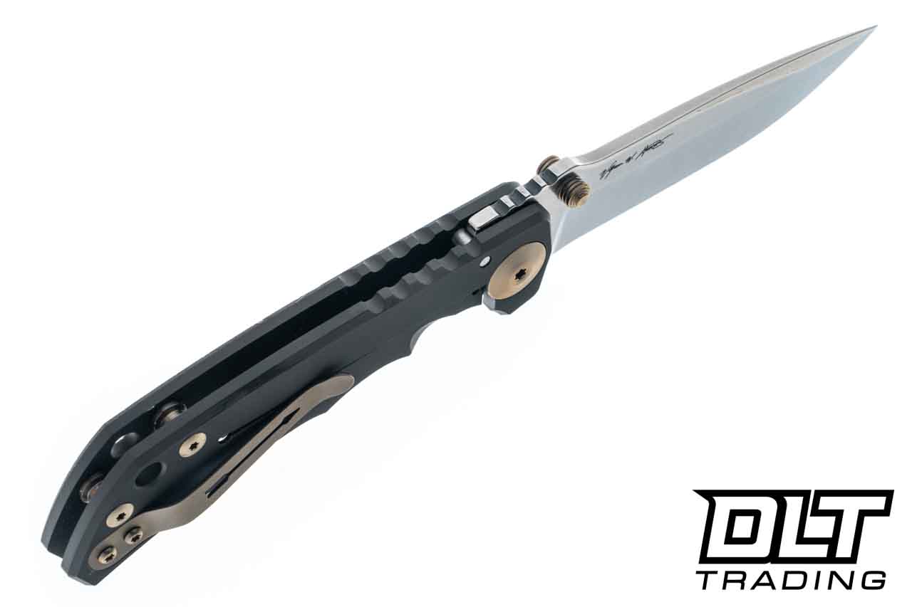 Spartan Blades Harsey Folder - Black & Gold Warthog - Stonewashed