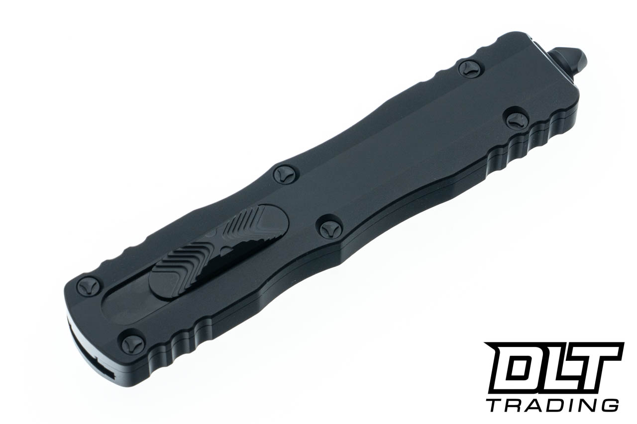 Microtech 227-DR3T Dirac Delta D/E - Black Handle - Black Blade
