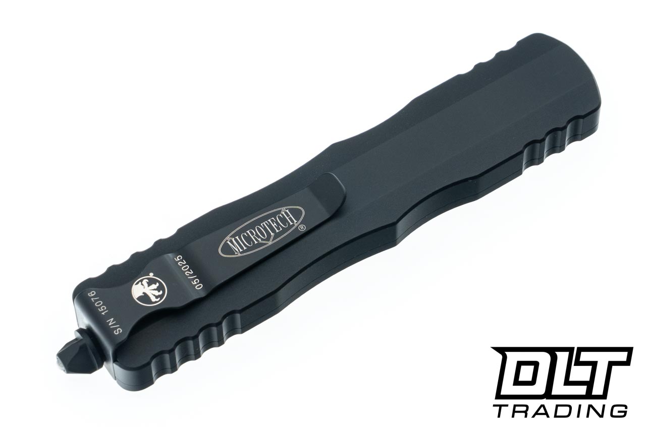 Microtech 227-DR3T Dirac Delta D/E - Black Handle - Black Blade
