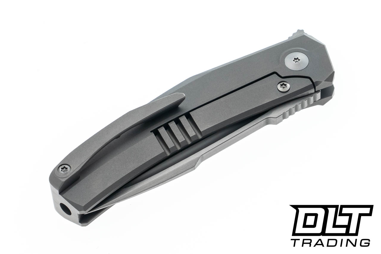 Tashi Bharucha Small Krypton Kickstop Flipper - Hand Rubbed Elmax
