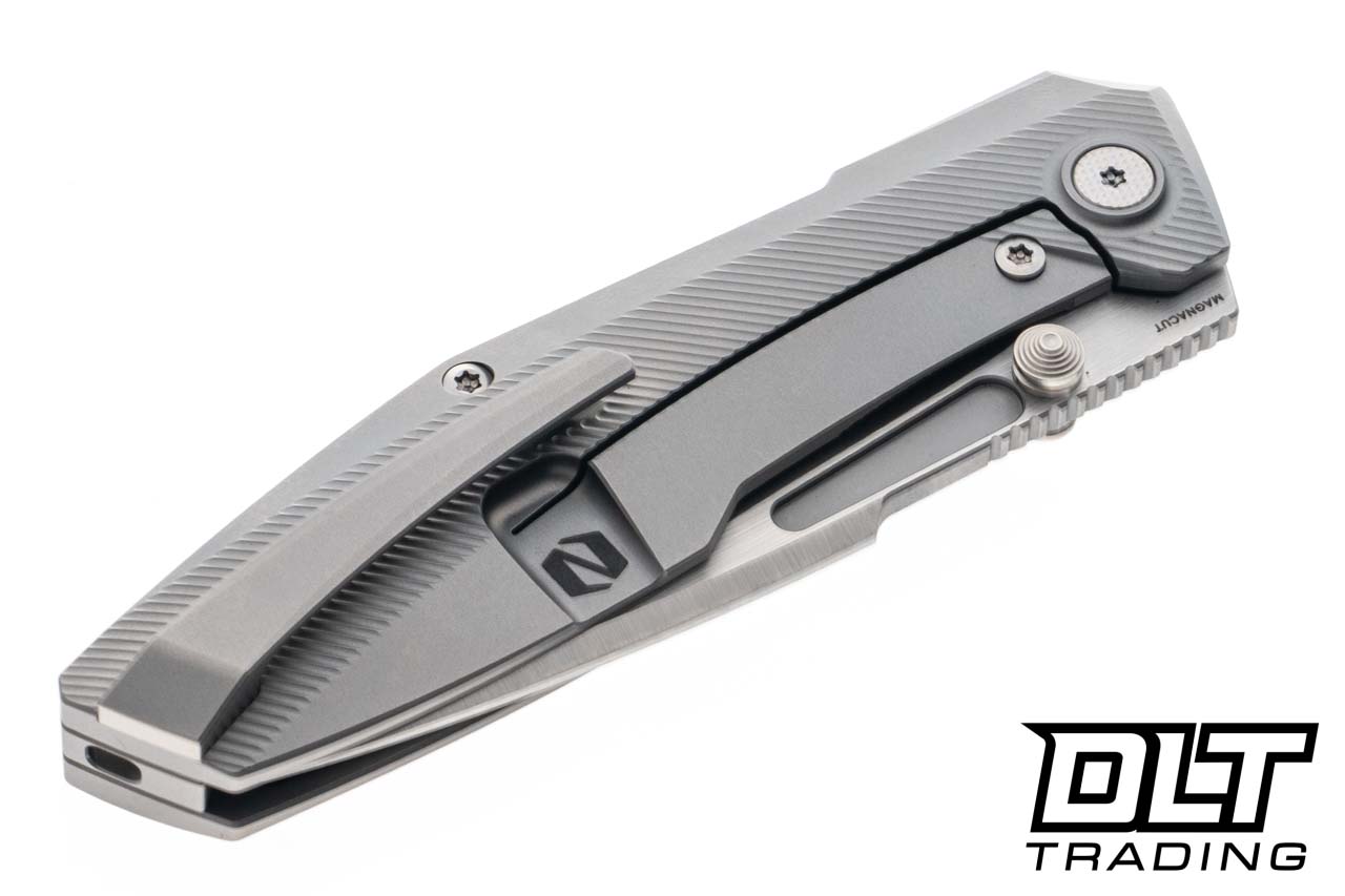 Null Knives Raiden R2 Type S Milled - Glass Bead Blasted Titanium