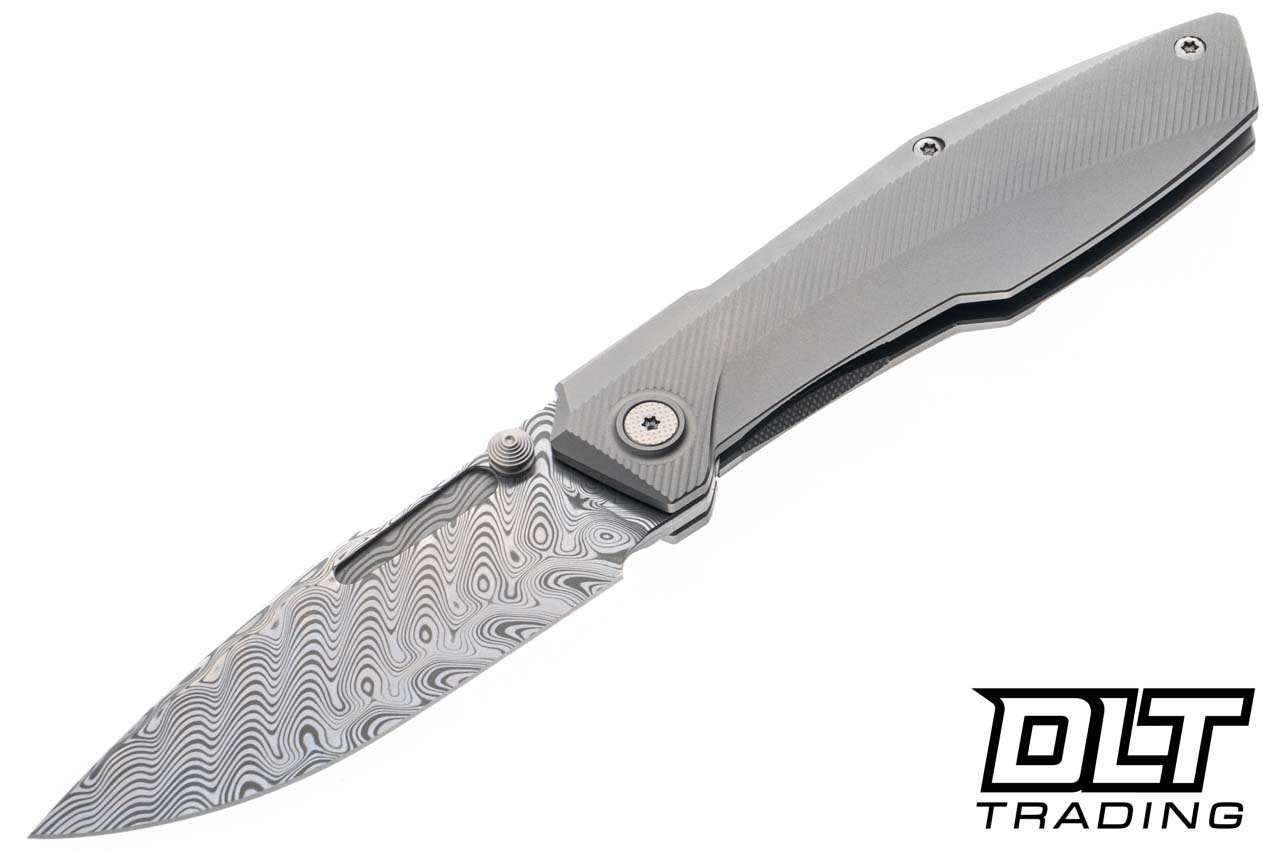 Null Knives Raiden R2 Milled - Glass Bead Blasted Titanium