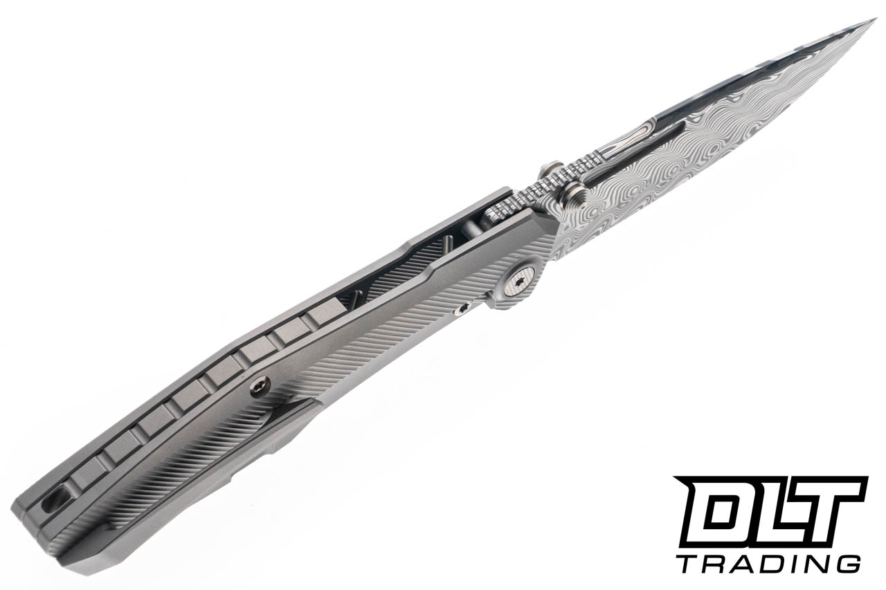 Null Knives Raiden R2 Milled - Glass Bead Blasted Titanium