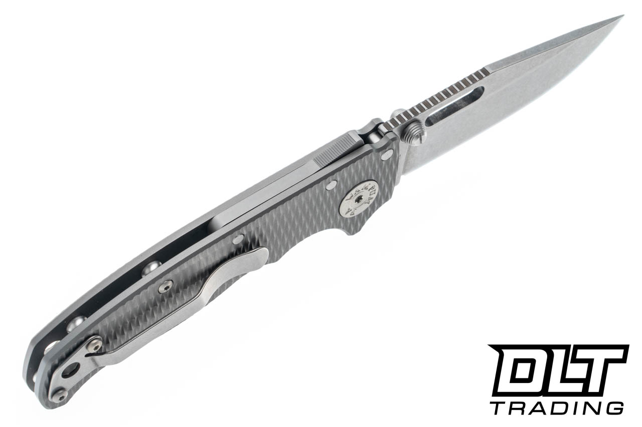 Demko AD20.5 3V - Clip Point - Milled Titanium - DLT Trading