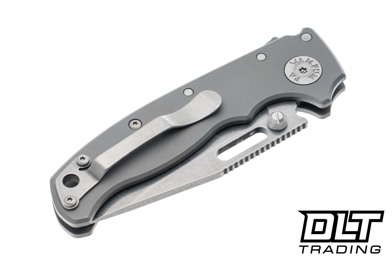 Demko AD20.5 3V - Clip Point - Smooth Titanium - DLT Trading