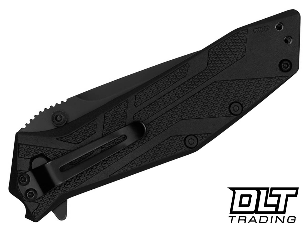 Kershaw Brawler 1990ST - Tanto Black Serrated Blade - DLT Trading