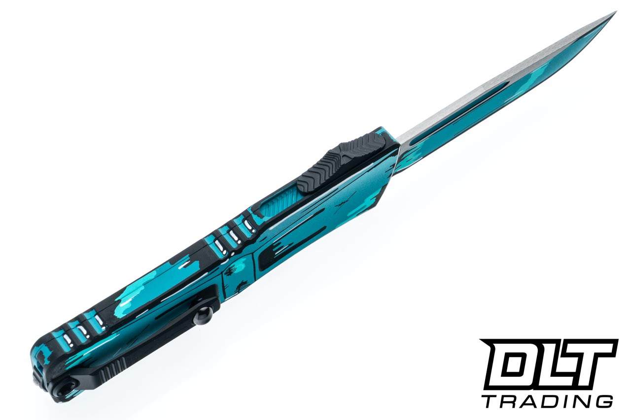 Microtech 1143-1TQCOMICS Combat Troodon Gen III S/E - Turquoise