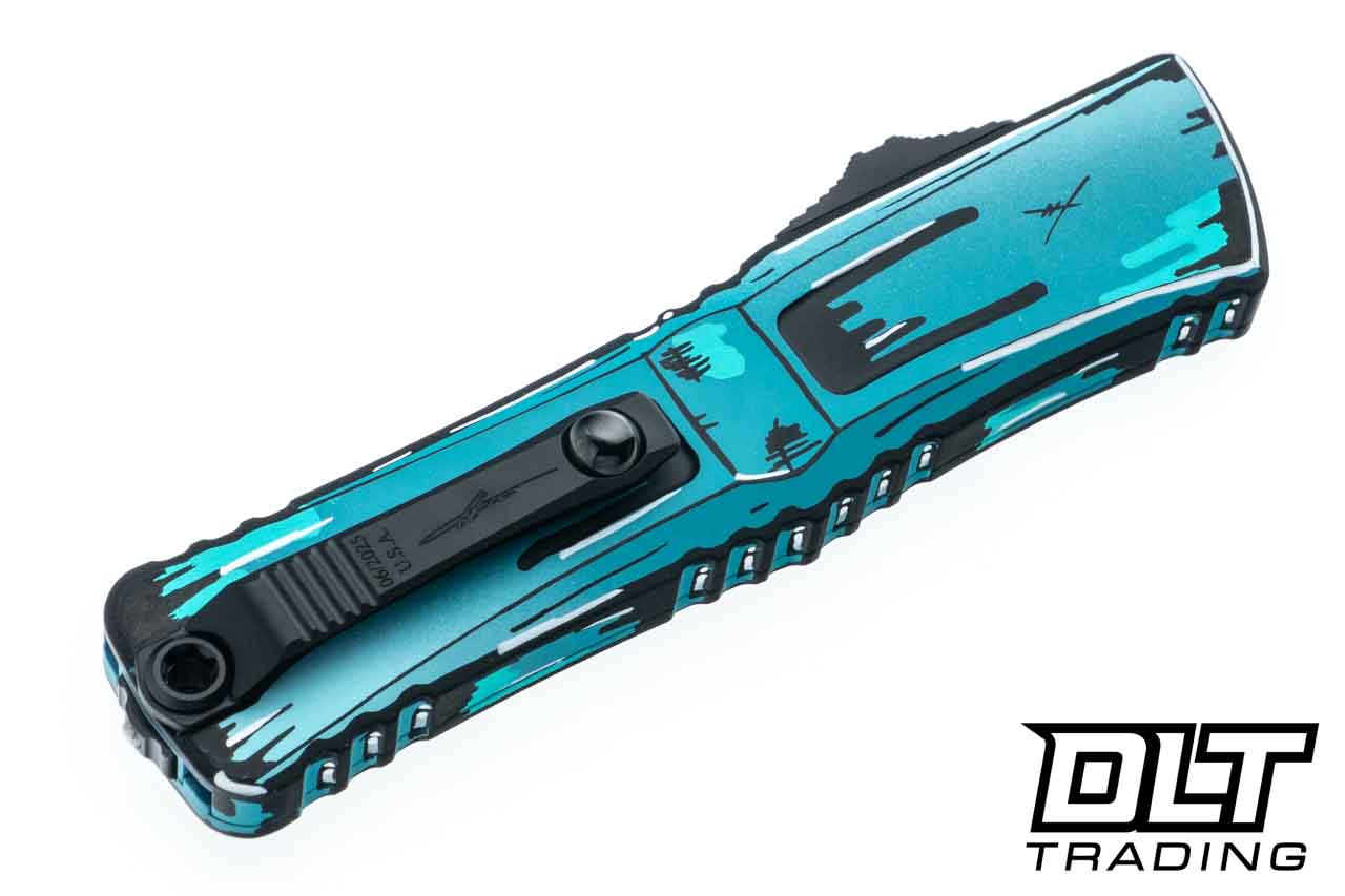 Microtech 1143-1TQCOMICS Combat Troodon Gen III S/E - Turquoise