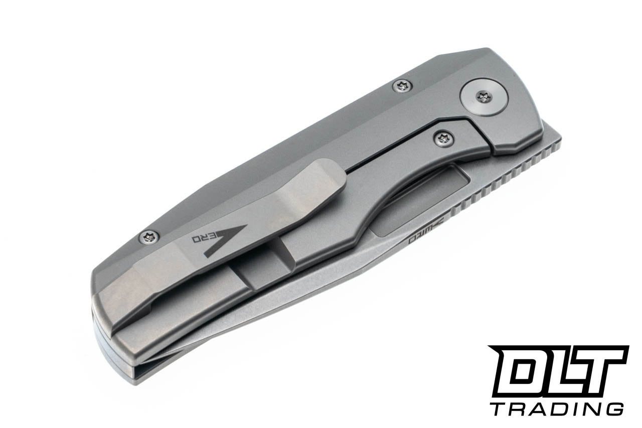 Vero Engineering Nova Mini - Stonewashed Titanium - M390 Stonewash