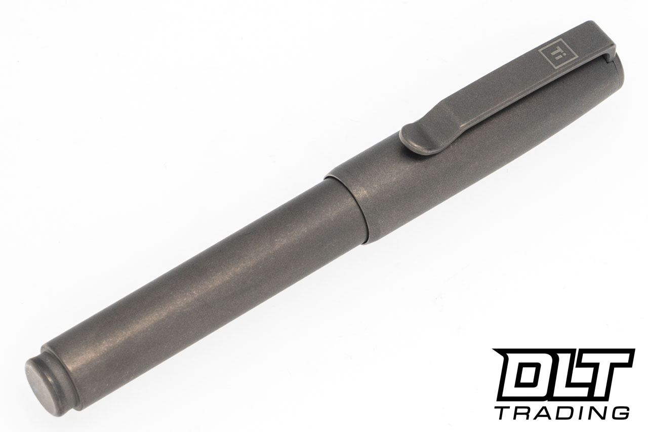 Big Idea Design Fountain EDC Pen - Stonewashed Titanium - DLT Trading