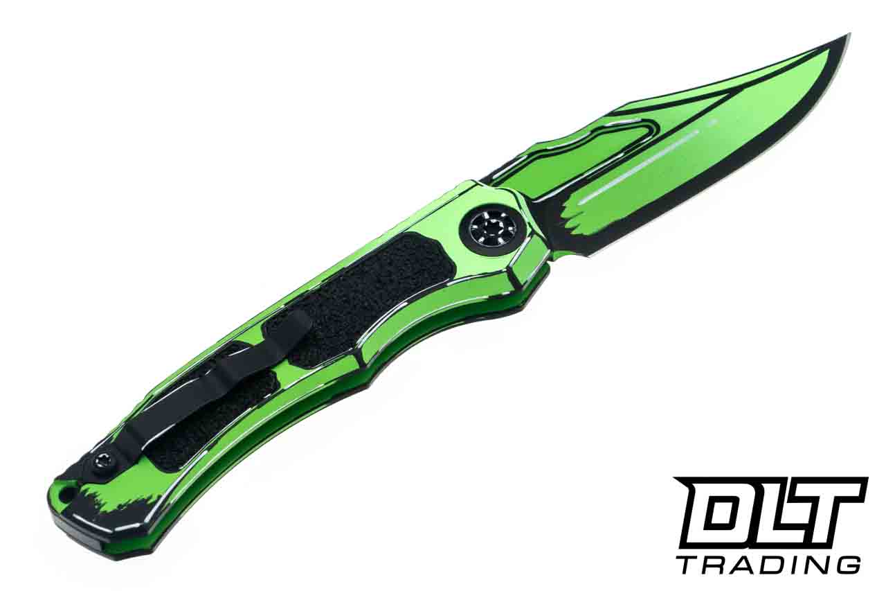 Heretic Wraith Auto Bowie MagnaCut - Toxic Green Cel Shading - DLT