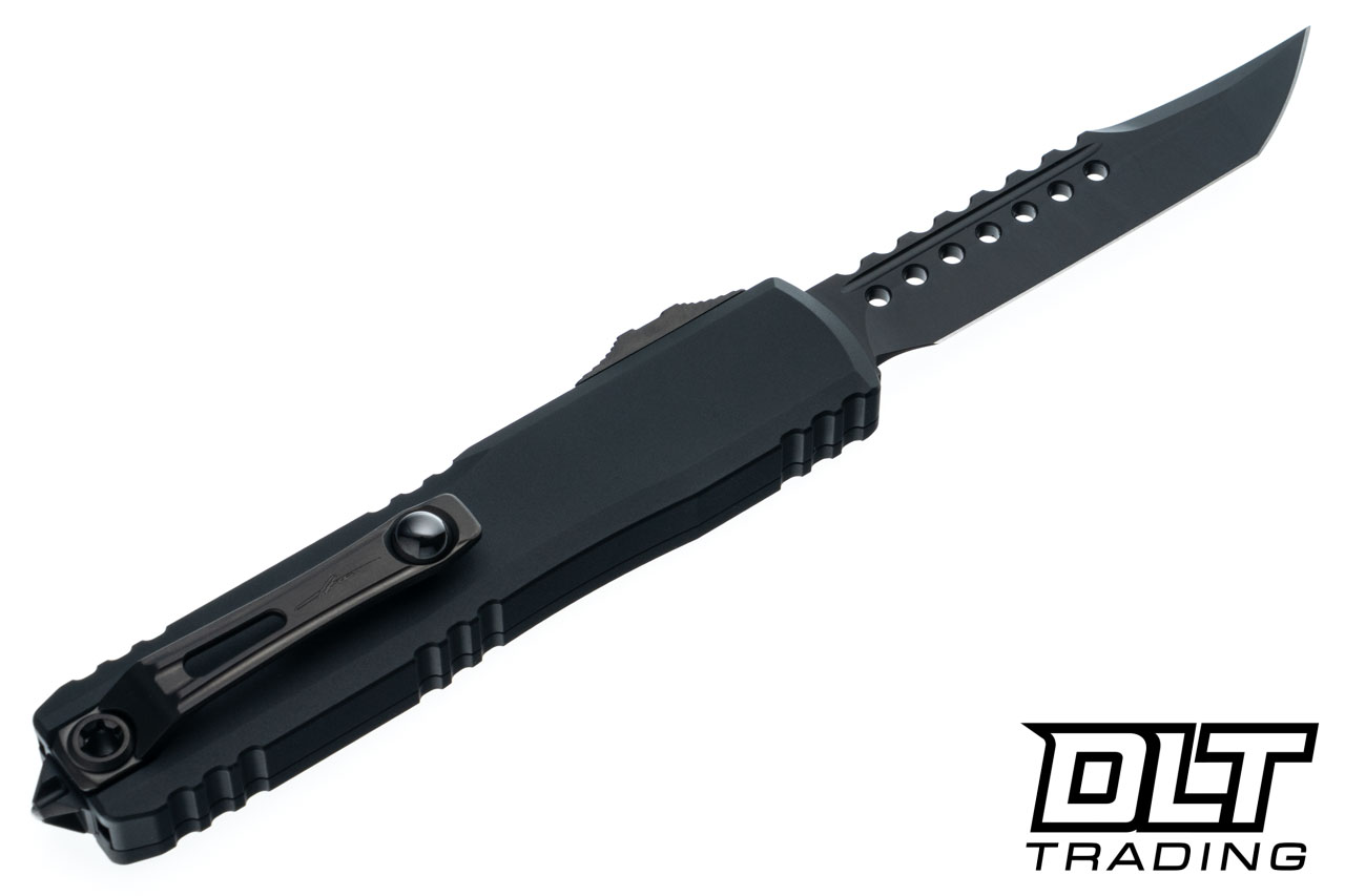 Microtech 1119-1DLCTSH Ultratech ZBP Hellhound Shadow - Black