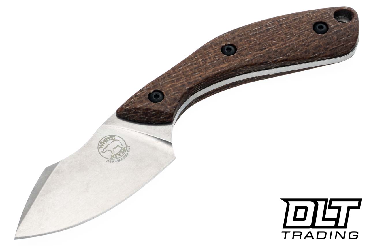 White River Apex - Stonewashed MagnaCut Blade - Natural Burlap