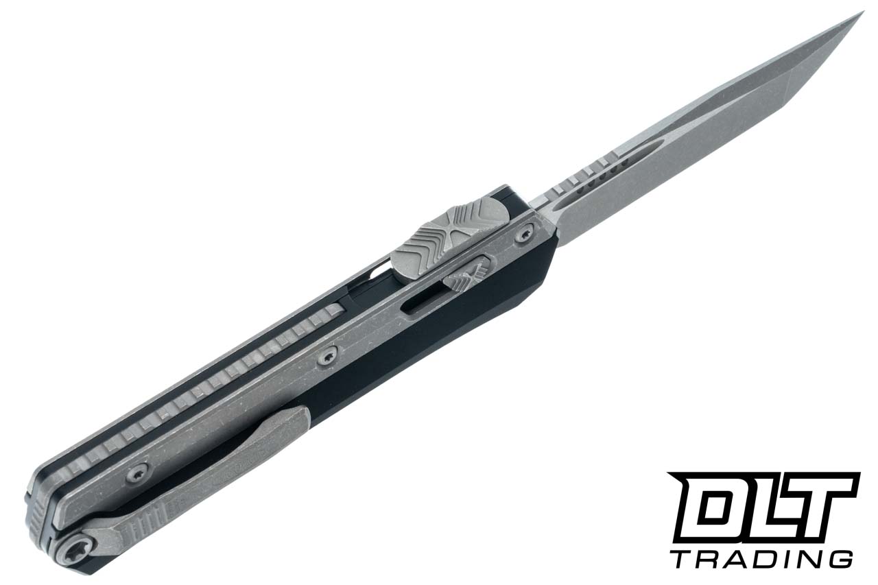 Microtech 185-10AP Glykon - Black & Apocalyptic Handle