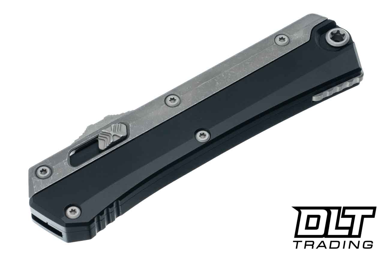 Microtech 185-10AP Glykon - Black & Apocalyptic Handle