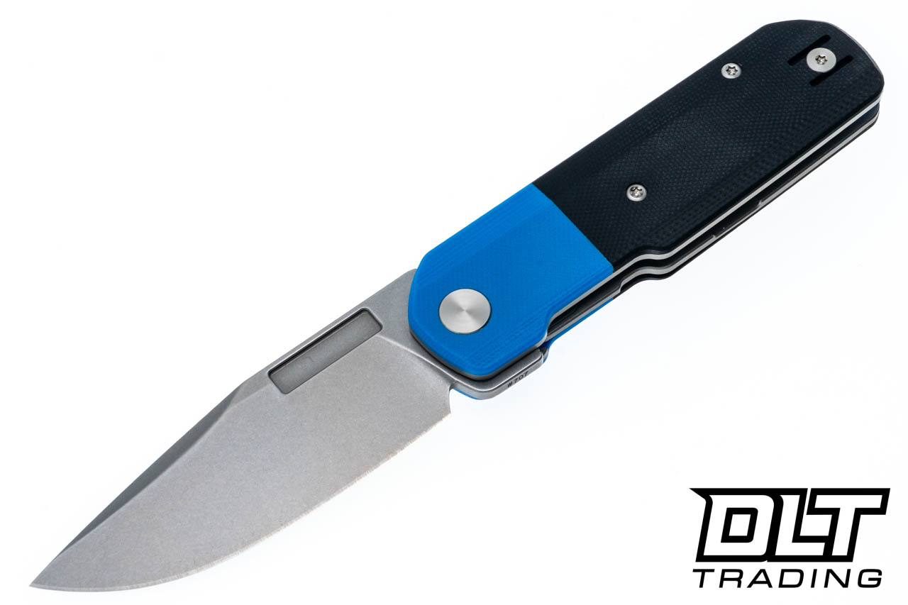 ハンドメイドv Vero Engineering Avid 1 - Blue & Black G-10 - S45VN Stonewash