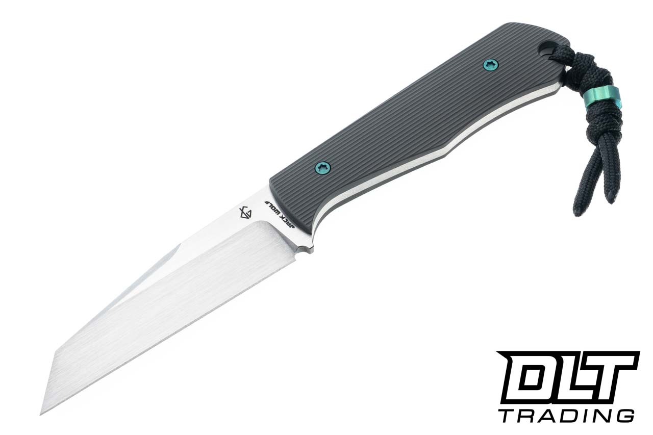 ステルヴィオ Jack Wolf Collusion - Titanium Stripe - Hand Satin S90V Blade