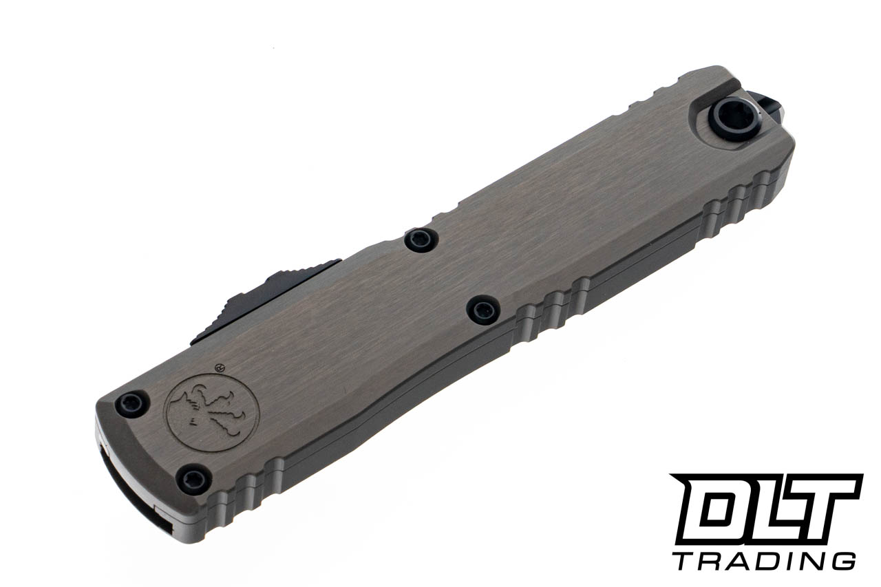 Microtech 1119-1NCS Ultratech ZBP Hellhound - Natural Clear Handle