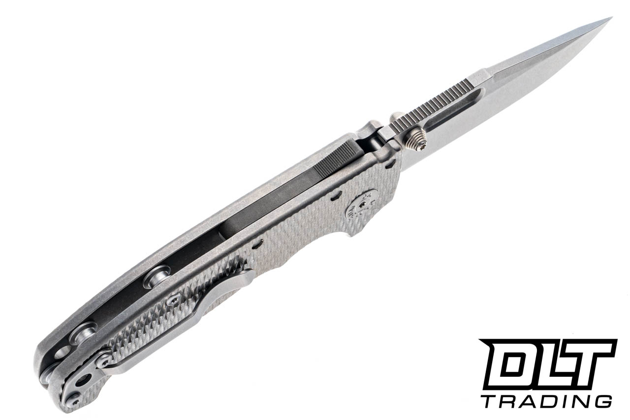 Demko MG AD20 Cru-Wear - Clip Point - Milled Titanium - DLT Trading