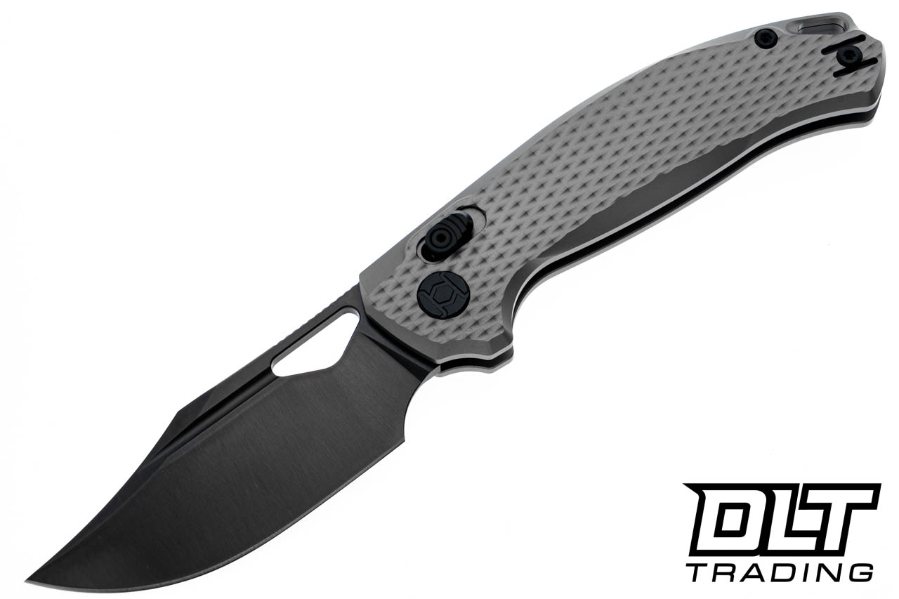 テネリ Kunwu Django - Diamond Gray Bead Blasted Titanium - Satin