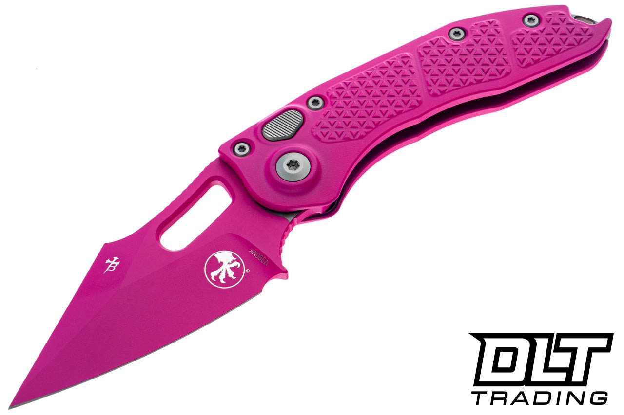 Microtech 169-1PK-X14 Stitch Auto S/E - Pink Cerakote - Pink