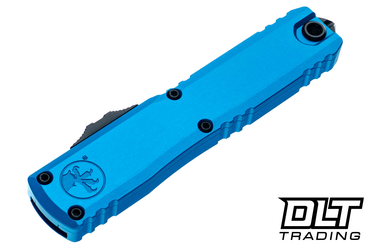 Microtech 11224-1BL Ultratech Gen IV D/E - Blue Handle - Black