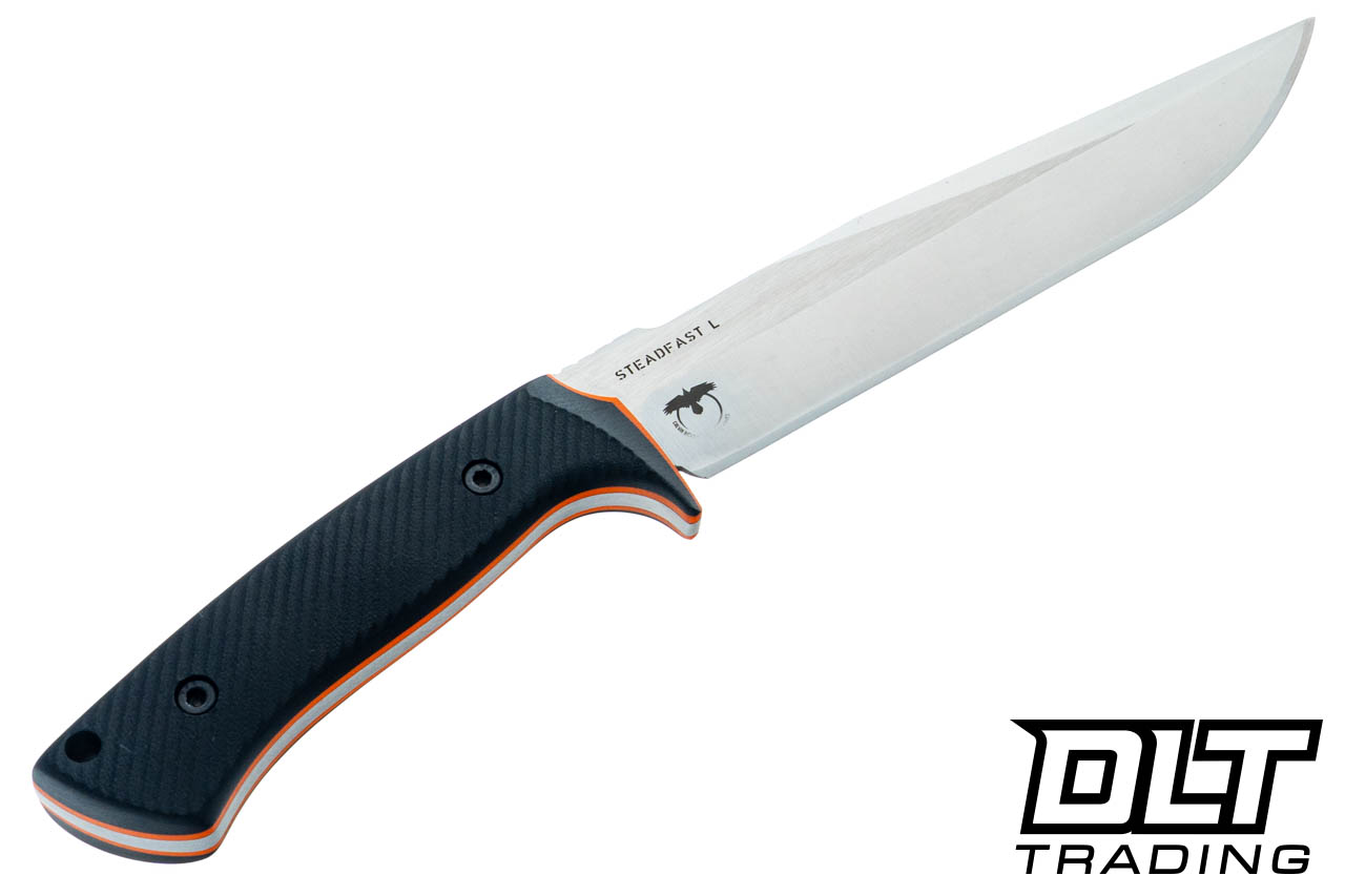 WTG Steadfast - L - K329 Two Tone Satin Blade - Black G-10