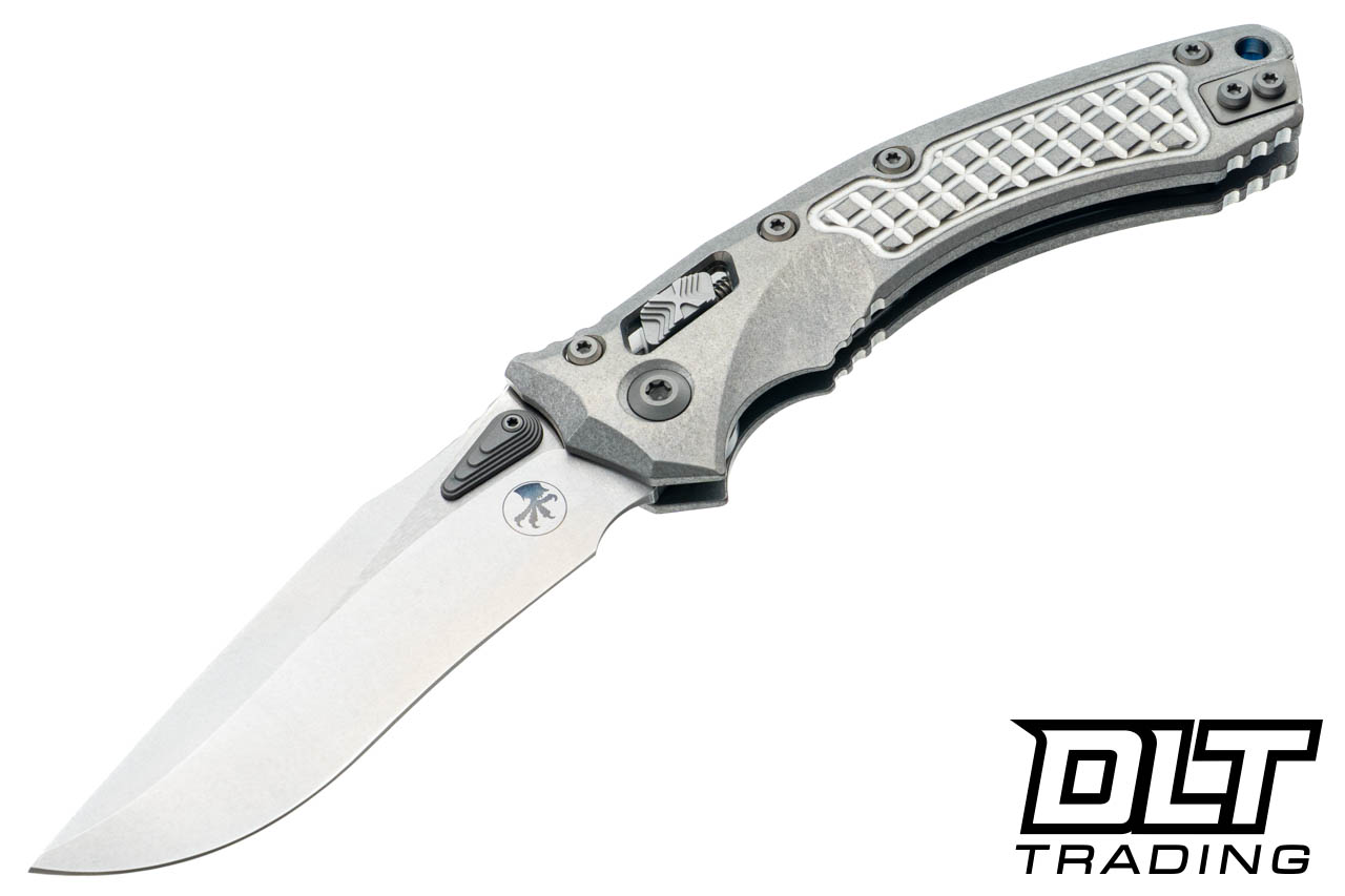 Microtech 137RL-10FRMS2 Amphibian Ram-Lok - Blue Backspacer